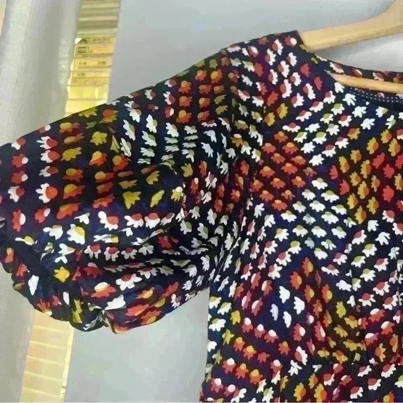 Anthropologie Maeve Melody Floral Print Dress Size 2 - Picture 4 of 9